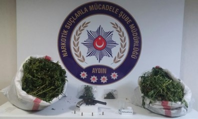 Aydın'da 7,4 Kilo Esrar Yakalandı