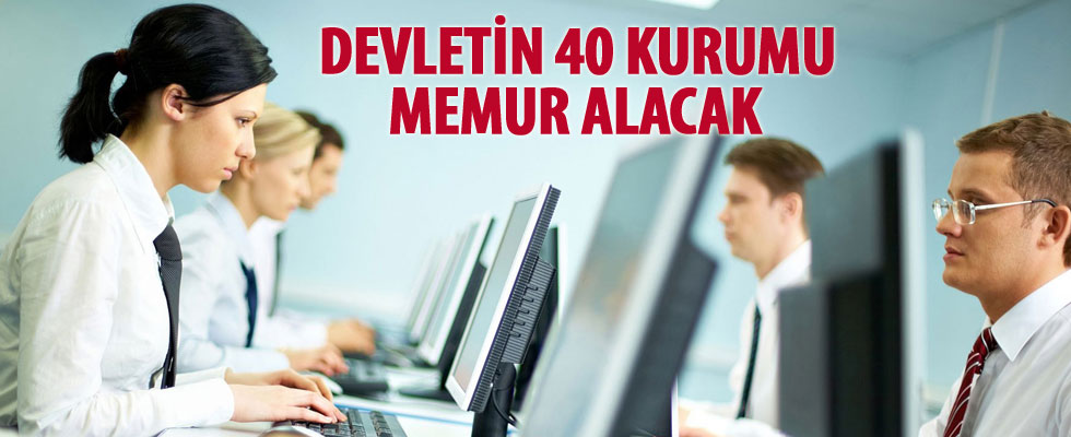 Devletin 40 kurumu memur alacak