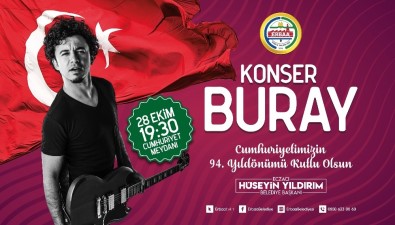 Erbaa'da Cumhuriyet Bayramı Konseri