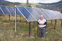 TEMİZ ENERJİ - Evinin Bahçesine Güneş Enerji Santrali Kuran Kezban Teyze Devletten Destek Bekliyor