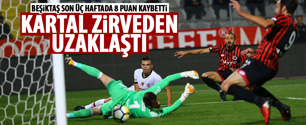 Beşiktaş Ankara'da 3 puan bıraktı