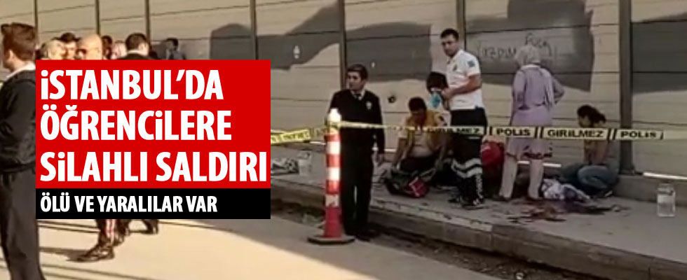 İstanbul Pendik'te öğrencilere silahlı saldırı