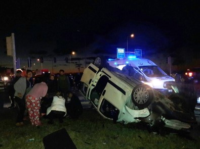 Rize'de Trafik Kazası Açıklaması 6 Yaralı