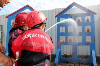 Samsun'da Minikler 1 Günlüğüne İtfaiyeci Oldu
