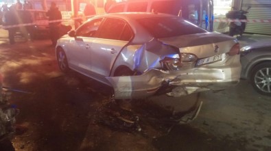 Başkent'te Zincirleme Trafik Kazası Açıklaması 2 Yaralı