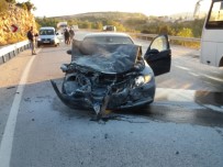 VEZIRHAN - Bilecik'te Trafik Kazası; 1 Yaralı