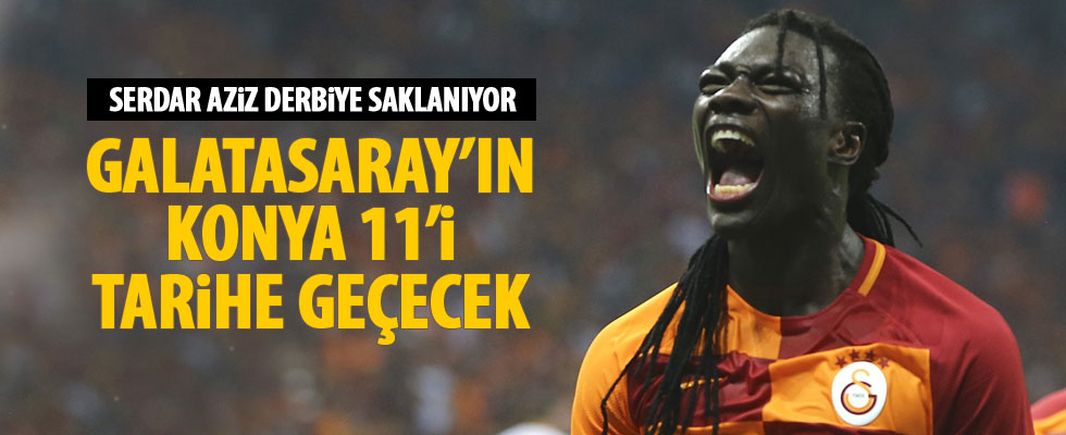 Galatasaray'ın Konyaspor maçında ilk 11'i tarihe geçecek!