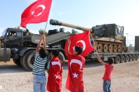 FIRTINA OBÜSÜ - İdlib'e Obüs Ve Leopar Tank Kurtarıcı Sevk Edildi