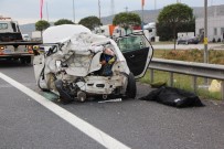 İZZET BAYSAL DEVLET HASTANESI - Tırın Çarptığı Otomobildeki 1 Kişi Öldü, 3 Kişi Yaralandı