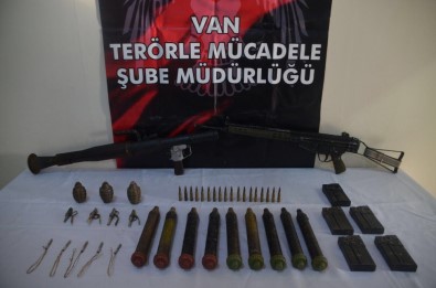 Van'da Çok Sayıda Silah Ve Mühimmat Ele Geçirildi