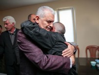 Başbakan Yıldırım'dan Helin Palandöken'in babasına taziye ziyareti