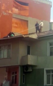 İstanbul'da Düşündüren 'İş Güvenliği' Kamerada
