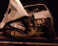 ÇAMLıKAYA - İspir'de Trafik Kazası Açıklaması 1 Ölü, 2 Yaralı