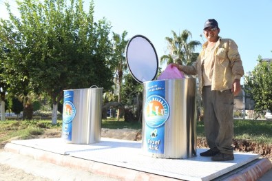 Mezitli'de Yeraltı Çöp Konteynerleri Artıyor