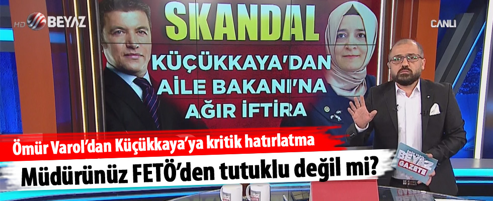 Ömür Varol'dan Küçükkaya'ya kritik hatırlatma