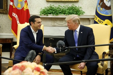 Trump, Çipras İle Bir Araya Geldi