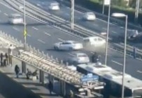 3 Araç Birbirine Böyle Girdi