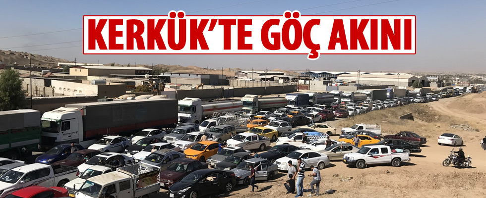 Kerkük'ten 57 bin sivil göç etti