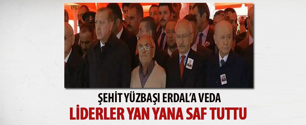 Şehit Yüzbaşı Erdal'a veda