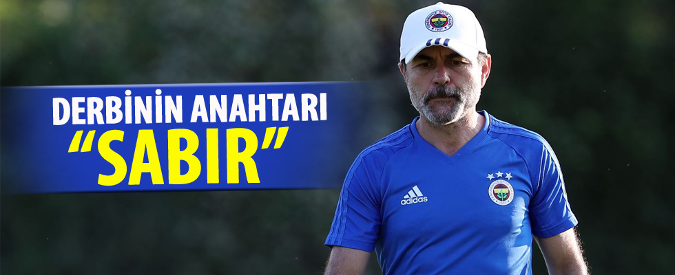 Aykut Kocaman 'sabır' dedi