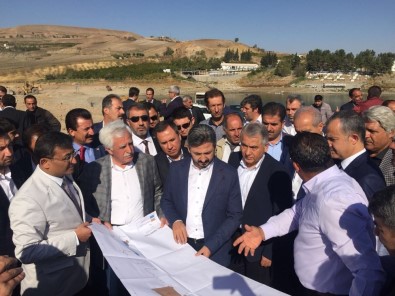 Milletvekilleri Kahta'da Sahil Yolu Projesini İnceledi