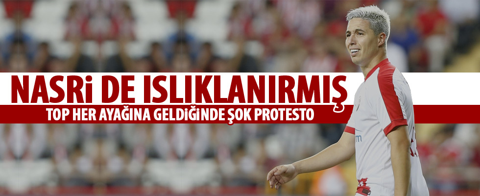 Nasri'ye şok protesto