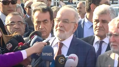 Saadet Partisi Genel Başkanı Karamollaoğlu, Baykal'ı Ziyaret Etti