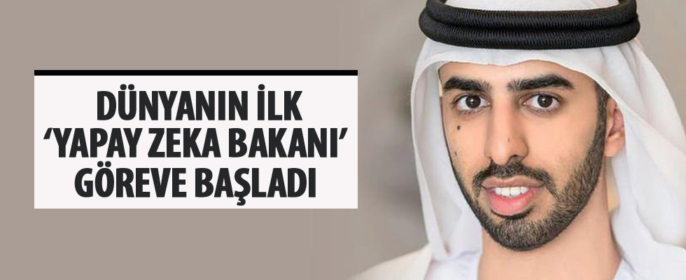 Dünyanın ilk ‘yapay zekâ bakanı’ göreve başladı