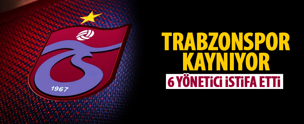 Trabzonspor yönetiminde toplu istifa