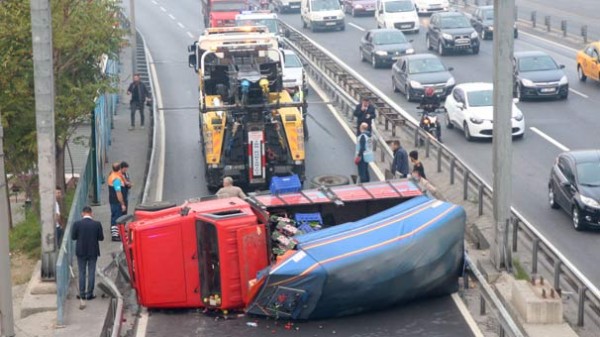 İstanbul'u kilitleyen kaza