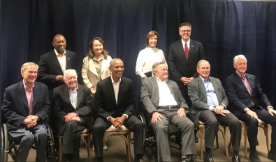 ABD'nin 5 Eski Başkanı Yardım Gecesinde Bir Araya Geldi
