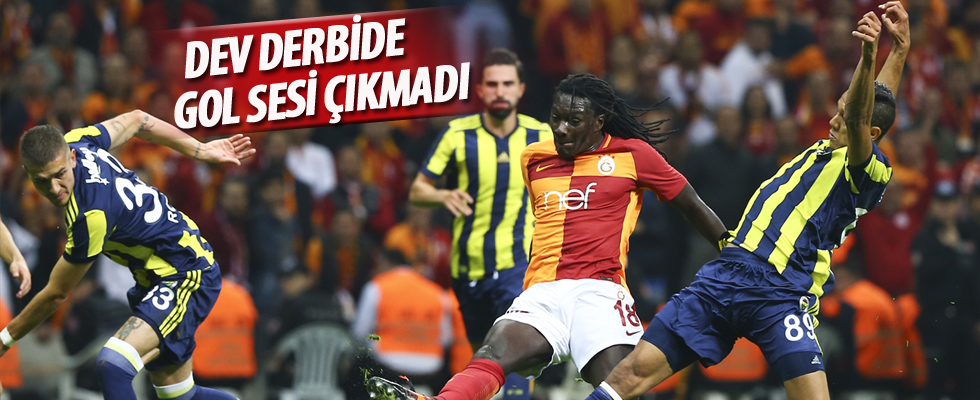 Galatasaray - Fenerbahçe maç sonucu: 0-0