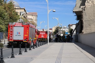 Gaziantep'te Kullanılmayan Barakada Yangın