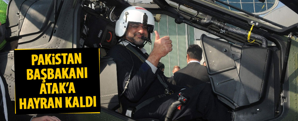 Pakistan Başbakanı ATAK'a hayran kaldı