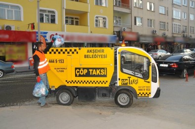 Akşehir'de 'Çöp Taksi' Hizmeti