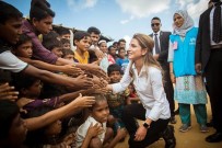 KRALIÇE RANIA - Ürdün Kraliçesi Rania, Rohingya Müslümanlarını Ziyaret Etti