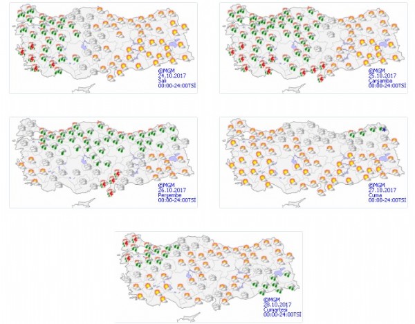 Meteoroloji'den sağanak uyarısı
