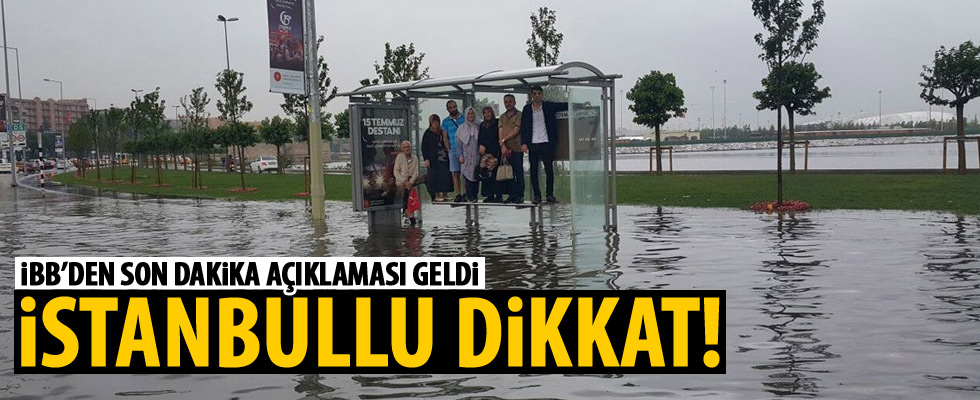 İBB'den yağış ve rüzgar uyarısı