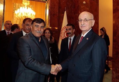 Başkan Mustafa Koca'dan TBMM Başkanı Kahraman'a Ziyaret