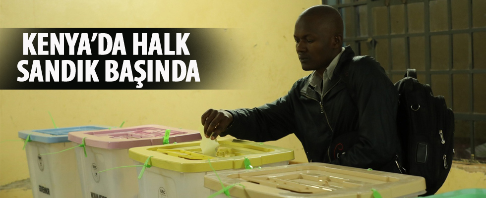 Kenya'da halk sandık başında