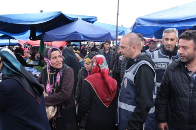 Kocaeli'de Polis Ekiplerinden 'Huzurlu Pazar' Uygulaması