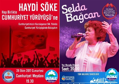 Söke'de Selda Bağcan Cumhuriyet konseri verecek