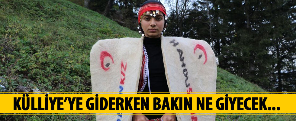 Çoban kız Hamdu Sena, Cumhurbaşkanlığı Külliyesi'ne kepenek giyerek gidecek