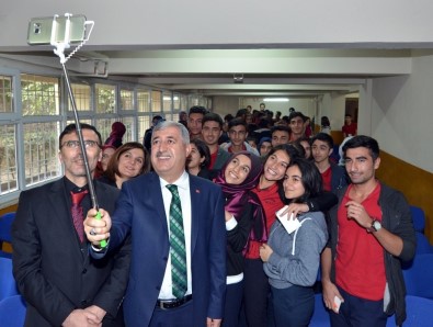 Polat Lise Öğrencileriyle Buluştu