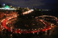 TÜRKIYE BAROLAR BIRLIĞI - 600 Metrelik Türk Bayrağıyla 4 Kilometre Yürüdüler