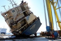 KARGO GEMİSİ - Ege'de Geçen Yıl Batan Kargo Gemisi Çıkarıldı