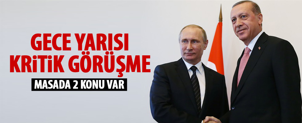 Erdoğan'dan kritik görüşme