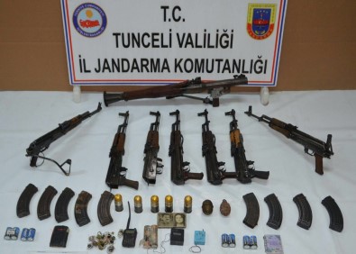 Tunceli'de PKK'nın Silah Deposu Ele Geçirildi