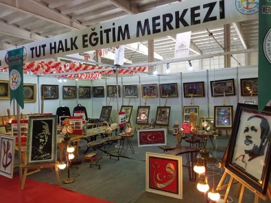 Tut Halk Eğitim Merkezi Standı Fuarda Büyük İlgi Gördü