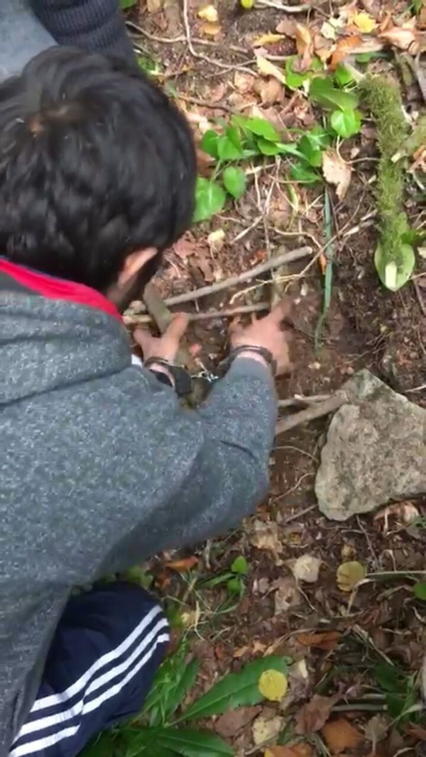 PKK'lı teröristler görünmemek için böyle ateş yakıyormuş